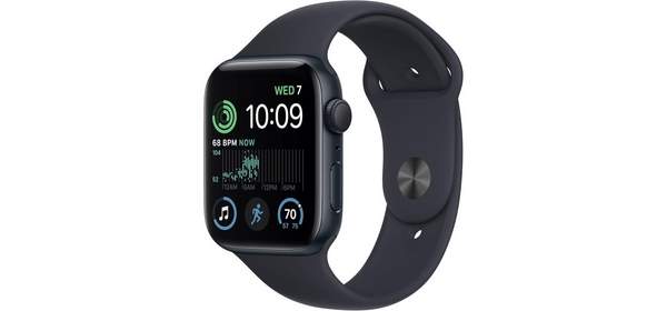 애플 워치 SE 2세대 GPS 44mm - 미드나이트 알루미늄 케이스와 스포츠 밴드 ML 리뉴얼 프리미엄