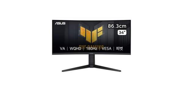 에이수스 TUF GAMING 커브드 모니터, 86.3cm, VG34VQL3A