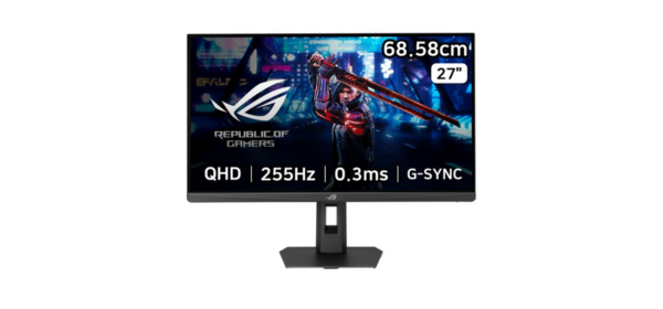 에이수스 QHD Fast IPS 255Hz. 0.3ms 400cd sRGB 133% DCI-P3 97% 멀티스탠드 ROG STRIX 게이밍 모니터, 68.58cm, XG 27_ACMES 1
