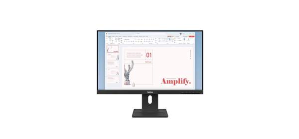 레노버 2026 ThinkVision E24-40 64BAMAR1KR 24인치 FHD IPS 100Hz sRGB 99% 작업용 회사용 업무용 모니터, 60.4cm 1