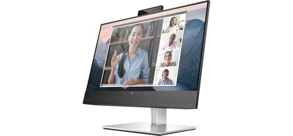 HP E24mv G4 23.8인치 풀 HD LCD 모니터 169 IPS 반사 방지 1920 x 1080 HDMI VGA 디스플레이포트 USB 허브 웹캠 비디오 오디오 1