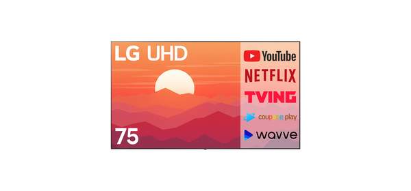 LG전자 울트라 HD UHD 4K 스마트 LED TV 슬림베젤 75인치 (189cm) 75UT7550, 방문설치, 벽걸이형 1