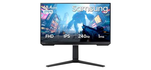 삼성전자 IPS 240Hz FHD 게이밍 모니터 오디세이 G4 BG400, 68.4cm, 240hz 27인치 1