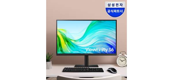 삼성 뷰피니티 S6 QHD 모니터 68.4cm(27인치) 세로, LS27F610EAKXKR, 68.4cm 2