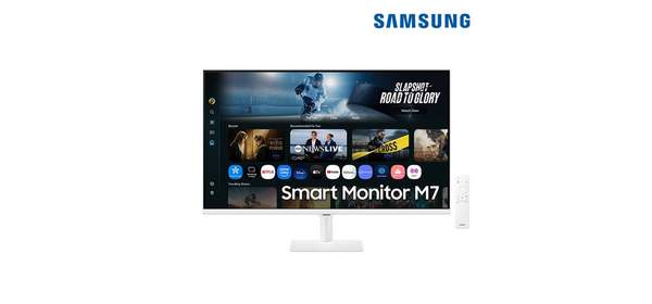 삼성전자 스마트모니터 M7 32인치 25년형 80CM UHD 4K IPTV AI기능, LS32FM700 블랙 LS32FM701 화이트