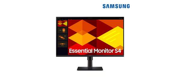 삼성 68.6cm(27인치) 에센셜 모니터 LS27D400 IPS 100Hz 피벗 세로회전, S27D400GA, 68.6cm