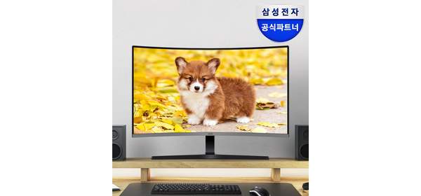 삼성전자 삼성 에센셜모니터 LS32D390 80.1cm(32인치) 커브드 100Hz, 80.1cm 1