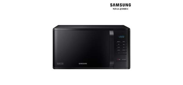 삼성 세라믹 전자레인지 쾌속해동 전자렌지 원룸 사무실 MS23C3513AK 소상공인제품, MS23C3513AK(블랙)