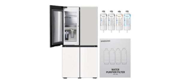 삼성 비스포크 정수기 냉장고 정품 필터 RF85A92V1AP RF85A92W1 RF85A92X1 RF85A9881AP RF85A98B1 RF85A91Y1 ARF85A97A1AP, 1세트, RF85A 냉장고 정수기 필터