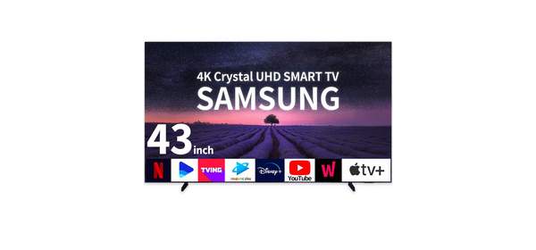 4K 울트라 UHD 스마트티비 무료설치배송, 방문설치, 스탠드형, U8000(25년형), 109cm(43인치) 1