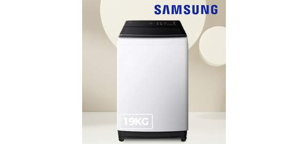 삼성 AI 그랑데 통돌이 일반 세탁기 19KG 통버블 화이트 원룸 설치포함 전국배송 무료설치, 삼성 그랑데 통돌이 세탁기 19KG