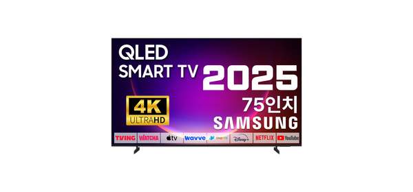 삼성 75인치 TV QLED UHD 4K 스마트티비 75Q6F LED 미러링 넷플릭스 유튜브, 방문설치, 스탠드형 1