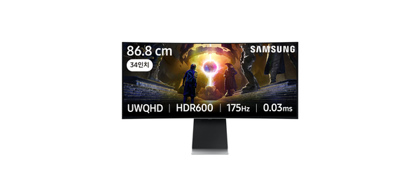 삼성전자 오디세이 OLED G8 S34DG852 34인치(86.8cm)커브드 게이밍 모니터, 86.8cm 1