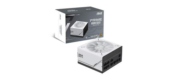 ASUS Prime 850W 골드 (850와트 ATX 3.0 호환 완전 모듈식 전원 공급 장치 80+ 골드 인증 듀얼 볼 베어링 두 가지 색상 옵션 하나로 제공), ASUS Prime 850W 골드 (850와트, ATX 1
