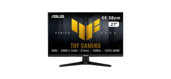 에이수스 QHD Fast IPS 165Hz 0.3ms 300cd sRGB 120 DCI P3 90 TUF 게이밍 모니터, 68.58cm, VER/VG27AQE5A 1