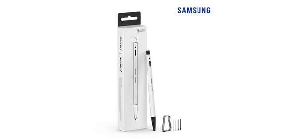 삼성 모나미 153 S펜 + 별다섯 교체용 펜촉, 화이트, 1세트 1
