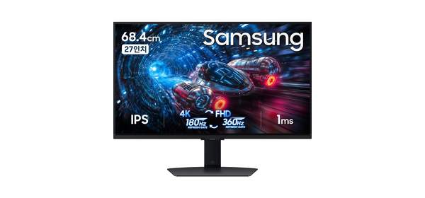 삼성전자 4K UHD 180Hz 오디세이 G7 S27FG700 듀얼모드 FHD 360Hz 게이밍 모니터, 27인치 오디세이 G7, 68.4cm