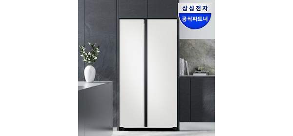삼성전자 폐가전수거 비스포크 양문형 냉장고 메탈쿨링 852L RS70F84N2Y 코타화이트 1