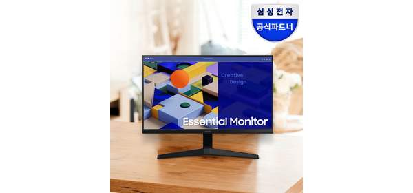삼성전자 60.4cm LED 슬림베젤 모니터, LS24C310EAKXKR