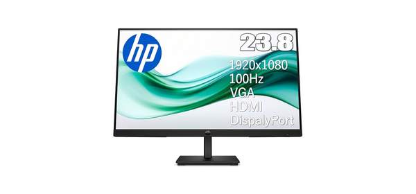HP Series 3 Pro 324pf 23.8인치 풀 HD IPS 모니터 리프레시 레이트 100Hz HDMI DisplayPort VGA VESA 100mm/DisplayPort, 9U5J5UT#ABJ, 1cm