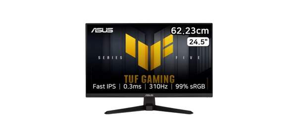 에이수스 FHD TUF Fast IPS 310Hz 0.3ms 300cd sRGB 99 게이밍 모니터, 62.23cm, VG259QMR5A-310Hz