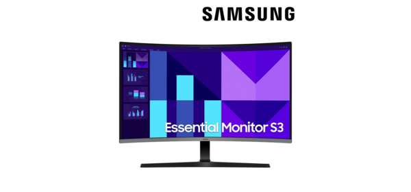 삼성전자 에센셜 커브드 모니터 S39GD 곡면 1800R 주사율 100Hz, LS27D390, 68.6cm 1
