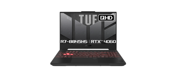 에이수스 2024 TUF 게이밍 A15 라이젠7 라이젠 8000 시리즈 지포스 RTX 4060, 메카그레이, 512GB, 16GB, Free DOS, FA507UV-HQ095