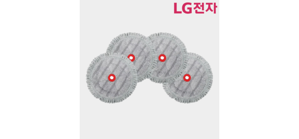 LG 정품 로봇청소기 M9 물걸레 세트 (4개입) M970P M971I MO972WA 모델 AAA77685216
