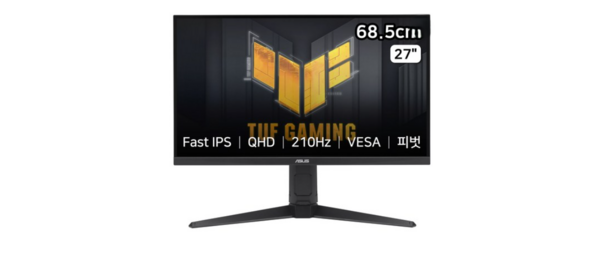 에이수스 QHD TUF GAMING 모니터, 68.5cm, [VG27AQL5A]