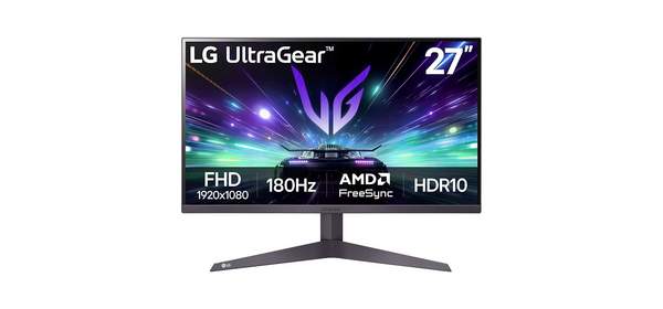 LG 24GS50FB 24인치 FHD 1920 x 1080 UltraGear Gaming 모니터180Hz 1ms MBR HDR10 AMD FreeSync HDMI Display, 27 inch, 180 Hz