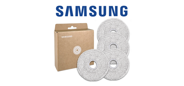 삼성 비스포크 AI 스팀 로봇청소기 정품 물걸레 다회용포 4개, 1세트, 삼성 BESPOKE 스팀용 다회용포 4개입