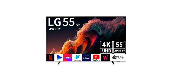 LG 55인치 TV 4K UHD 스마트 TV, 방문설치, 스탠드형, 55UQ7070