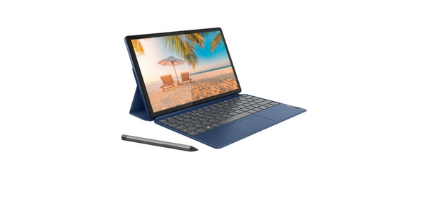 레노버 2024 듀엣3 11IAN 태블릿 PC N-시리즈 + 키보드 터치 펜 세트, 어비스 블루, 128GB, 8GB, 윈도우 11 S, IdeaPad Duet 3 11IAN8 1