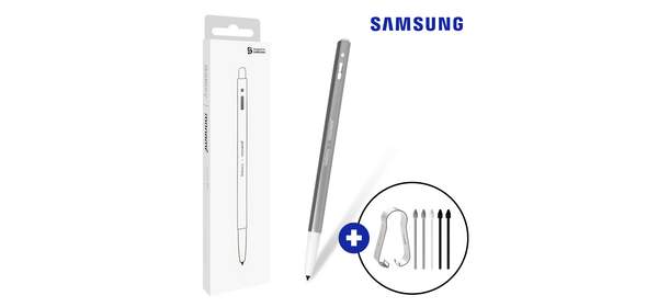 삼성전자 모나미 153 S펜 GP-U999 + 펜촉증정, 1개, 실버+펜촉5개