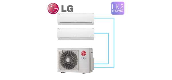 LG 엘지 1등급 벽걸이 에어컨 2in1 6평+6평 올인원 멀티형 3in1 4in1 5in1 조합가능 설치비별도, 일반배관형, LG 1등급 6평+10평 2in1에어컨 1