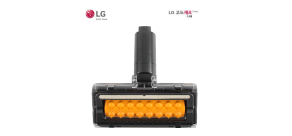 LG 정품 코드제로 A9 A9S T9 P9 무선청소기 침구 브러쉬 흡입구 노즐 헤드, 1개