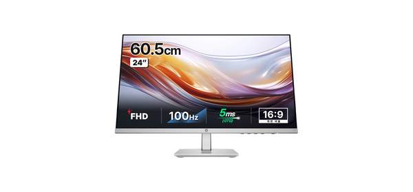 HP FHD 주사율 100Hz 높낮이조절 3년 워런티 모니터 블랙, 60cm, 524SH-94C20AA