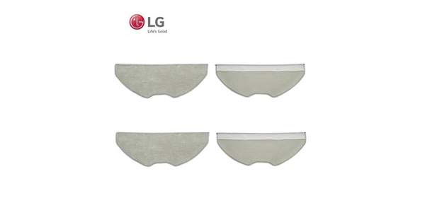 LG 정품 로봇청소기 코드제로 R5 물걸레 R-585WK R-585HK1 R585HKA, 4개 1
