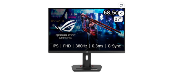 에이수스 FHD ROG STRIX 모니터, 68.5cm, (KC인증)XG279CNS