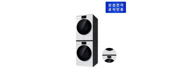 (삼성전자) (패키지) Bespoke AI 세탁기+건조기+키트 (WF80H2120BDHW)(세탁 21kg+건조 20kg/화이트)(삼성 직거래 공식인증점), 화이트, WF80H2120BDHW