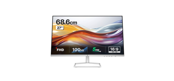 HP FHD 100Hz 블랙 모니터, 68.58cm, 527sf