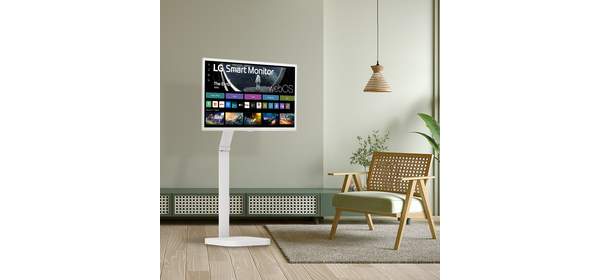 LG전자 UHD 스마트모니터 삼탠바이미 이동형스탠드 패키지상품 엘텐바이미, 고객직접설치, 스탠드 포함, 라이트스탠드, 80cm(32인치) 32U721SAW 1
