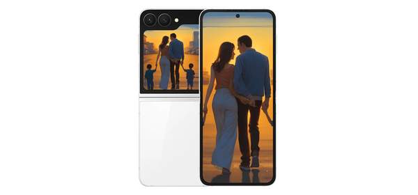 삼성전자 갤럭시 Z 플립7 FE, 256GB, 화이트 5G 1