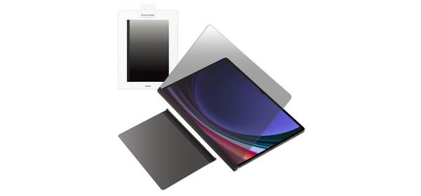 갤럭시 탭 S10 울트라/S9 울트라 프라이버시 스크린 사생활보호 저반사 지문방지, 1개, 블랙