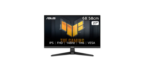 에이수스 FHD IPS 144Hz 1ms sRGB 125% DCI-P3 90% TUF 게이밍 모니터, VG279QE5A(혼합블랙), 68.5cm