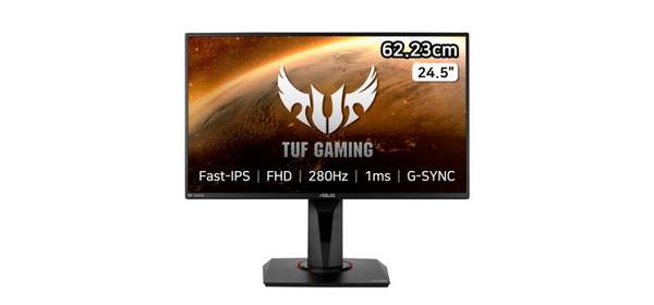 에이수스 FHD Fast IPS TUF 게이밍 모니터 280Hz, 62.23cm, VG259QM