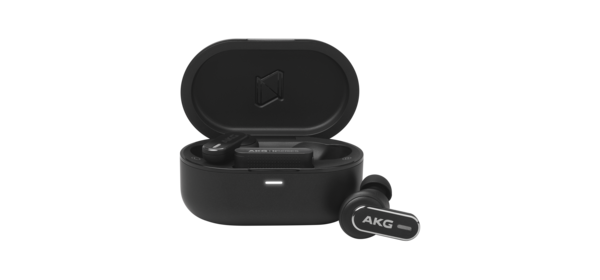 삼성공식파트너 AKG N5 HYBRID 블루투스 이어폰 노이즈캔슬링 USB-C 동글이 IP54 전용앱 최대40시간 커널형 무선이어폰, 블랙