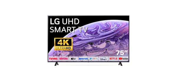 LG 75인치 TV 울트라HD 4K 스마트 TV 75UR8000 유튜브 넷플릭스 디즈니 미러링, 방문설치, 스탠드형