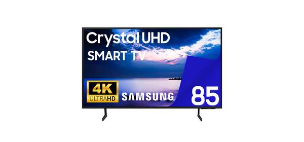 삼성 85인치(216cm) 프리미엄 스마트 4K UHD TV 85DU7200 국내 OTT 이용 가능, 고객직접설치, 스탠드형, 216cm(85")