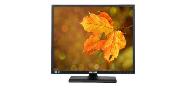 모니터 삼성 19인치 LED S19C450 사무용 CCTV 피봇 틸트 스위블 1